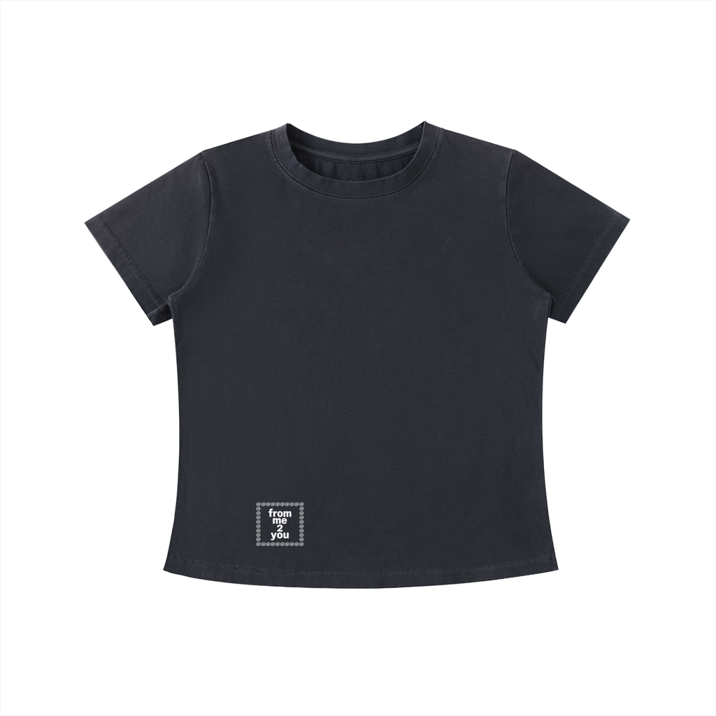 frome2yu Blank Black Tee