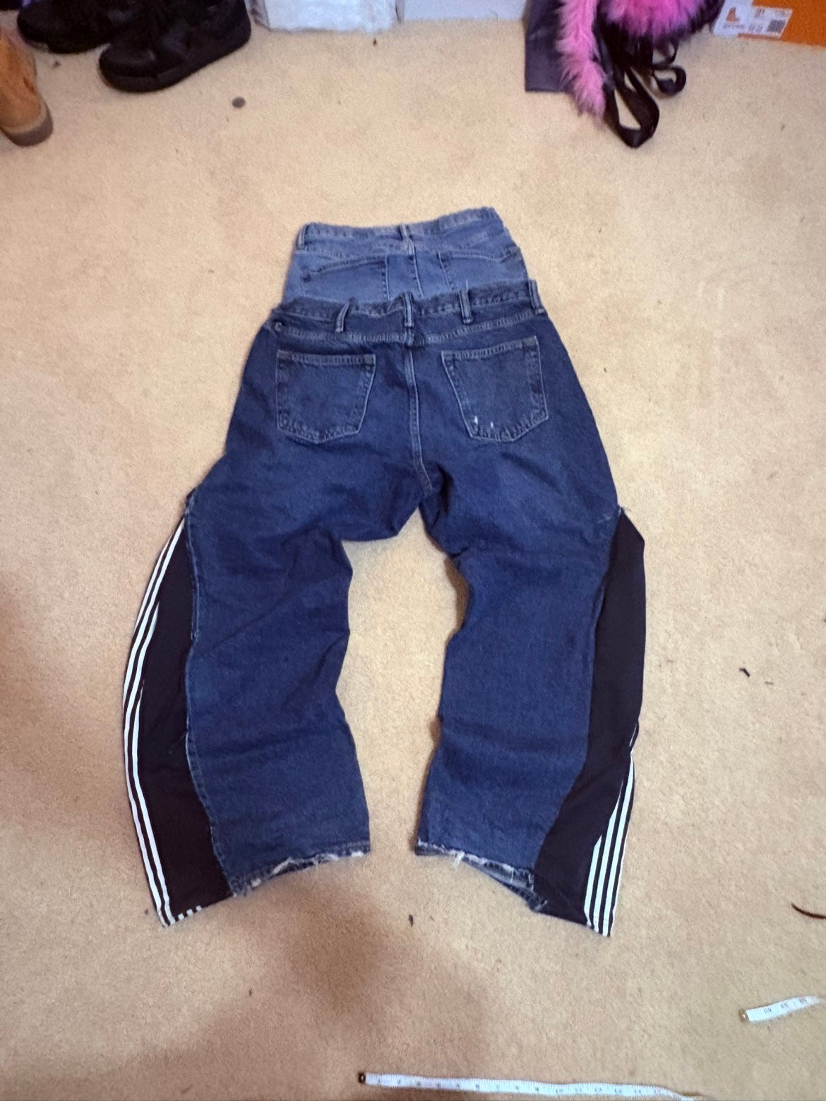 frome2yu striped denim
