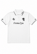 White frome2yu Short Sleeve Polo